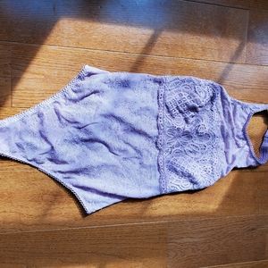VS purple lace bodysuit